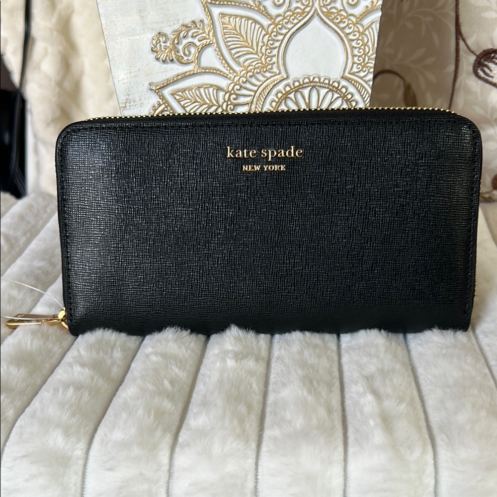 Kate Spade Black Wallet NWOT